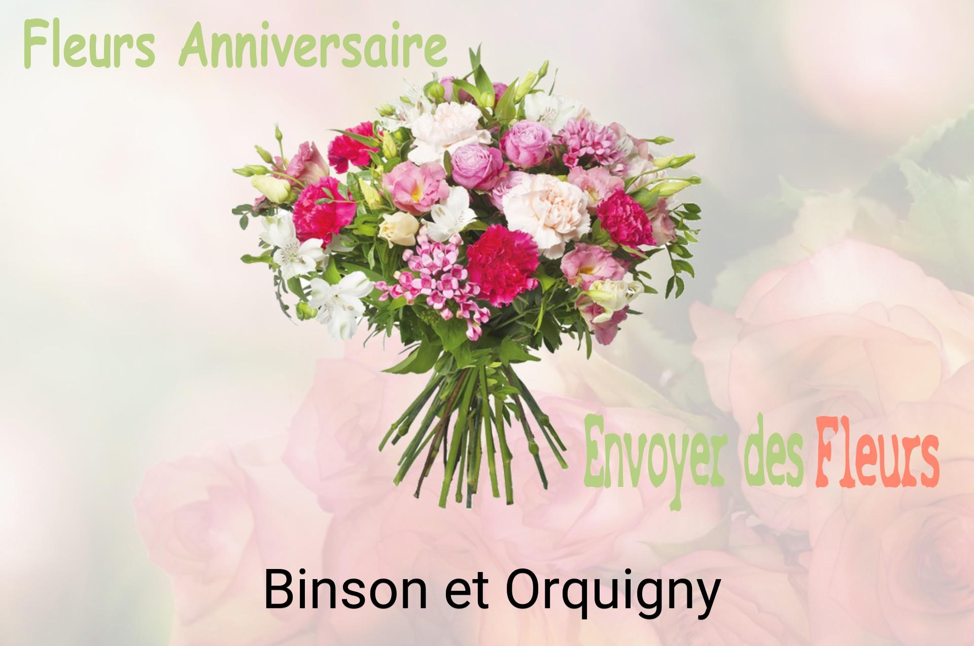 Bouquet de fleurs d’anniversaire livré à Binson-et-Orquigny