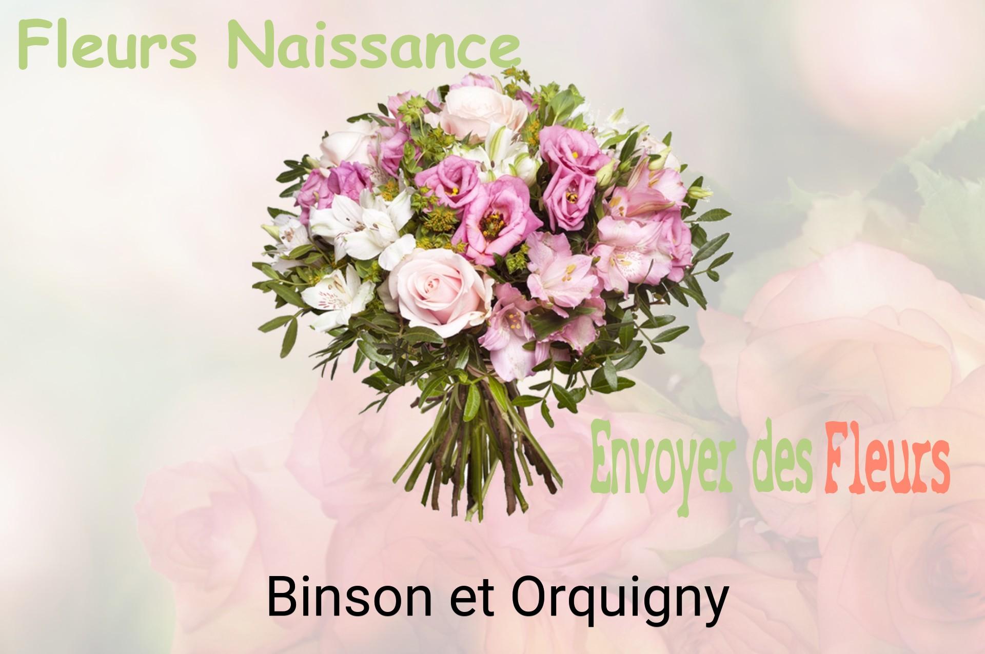 Bouquet de fleurs de naissance livré à Binson-et-Orquigny