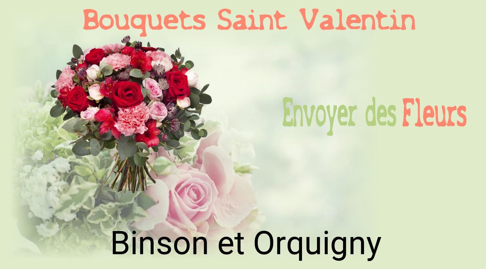 Roses de Saint-Valentin livrées à Binson-et-Orquigny